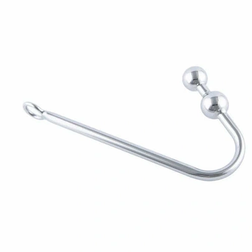 Anal Hooks Anal Two Stainless Hook Balls Steel 4417 Pleasurable 0909